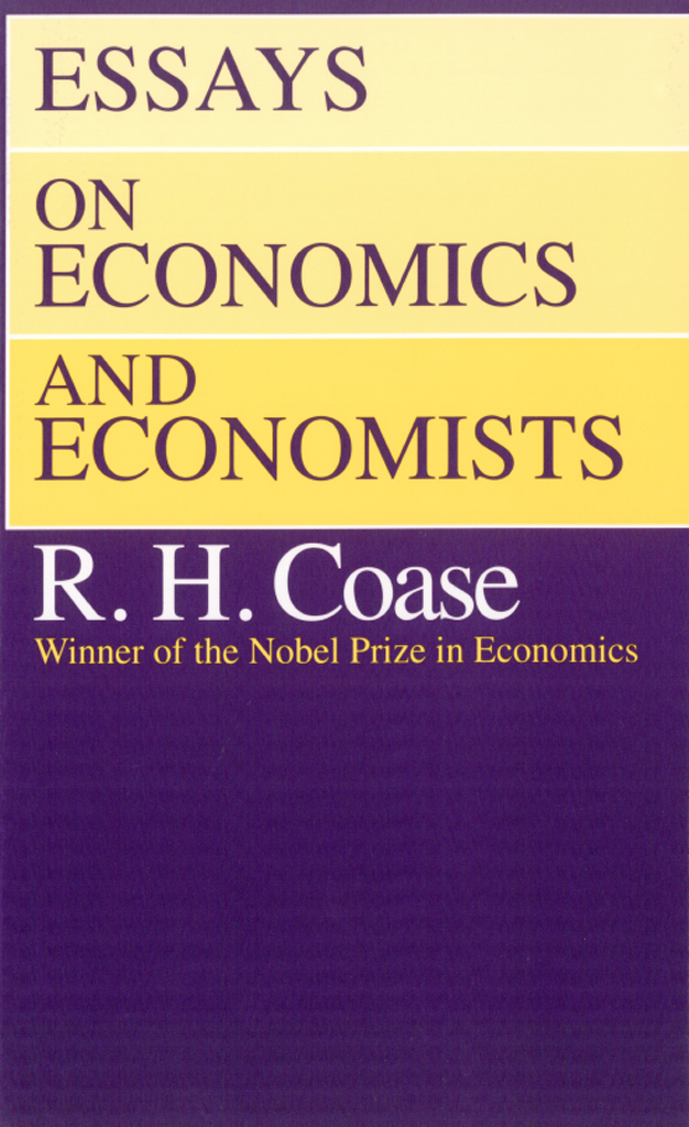 Essays on Economics and Economists