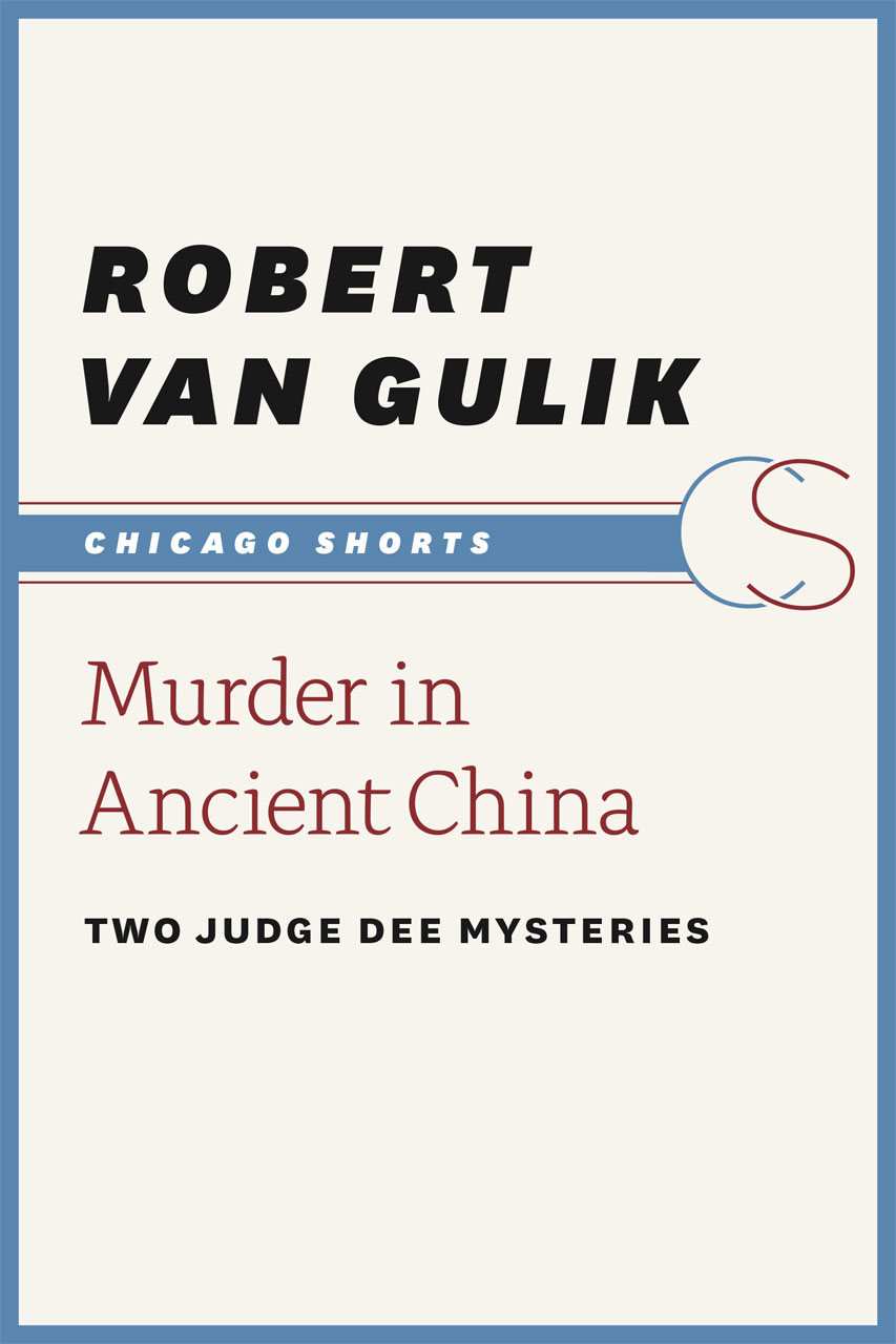 Murder in Ancient China Two Judge Dee Mysteries, van Gulik