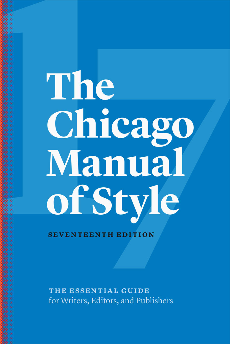 The Chicago Manual of Style, 17th Edition, The University 