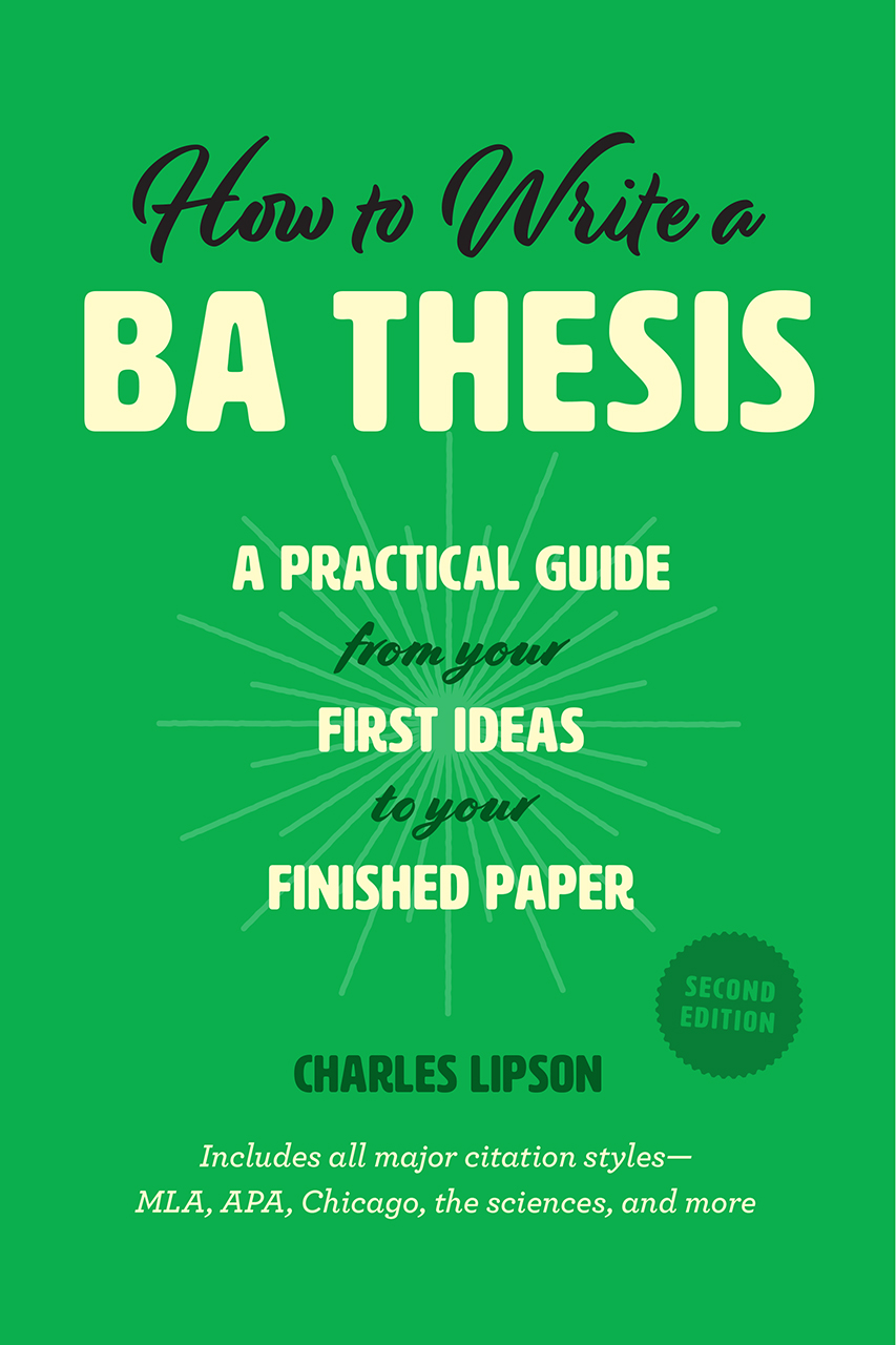 Thesis vs dissertation 2nd edition