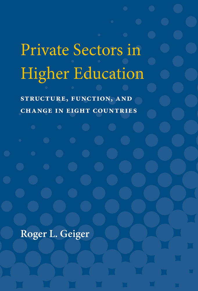 Private Sectors in Higher Education