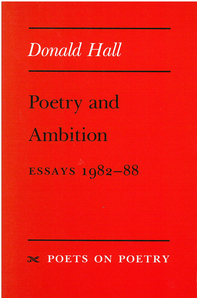 Poetry and Ambition