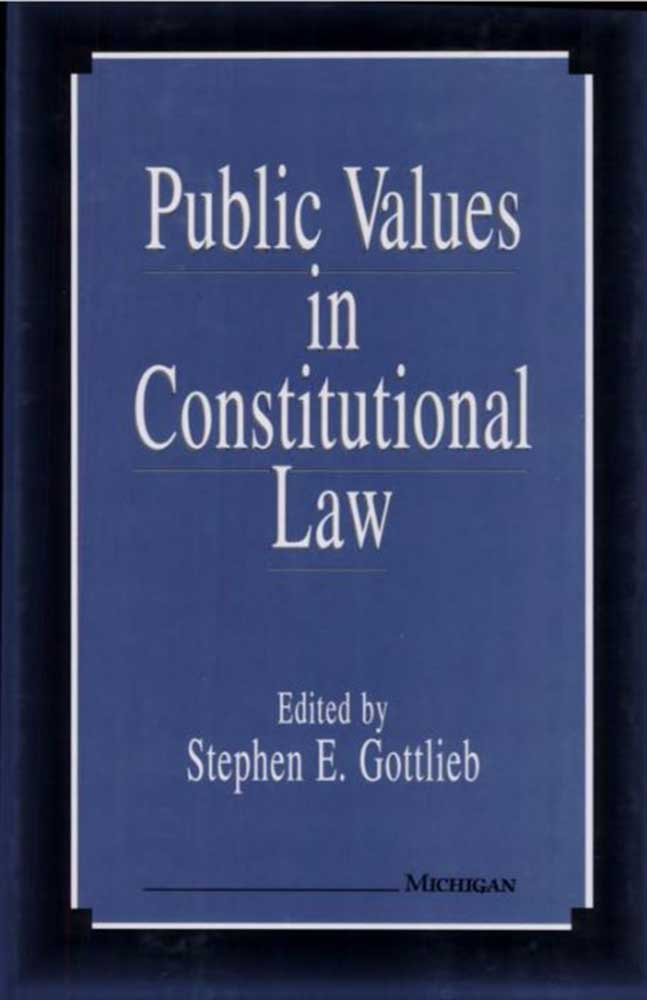 Public Values in Constitutional Law