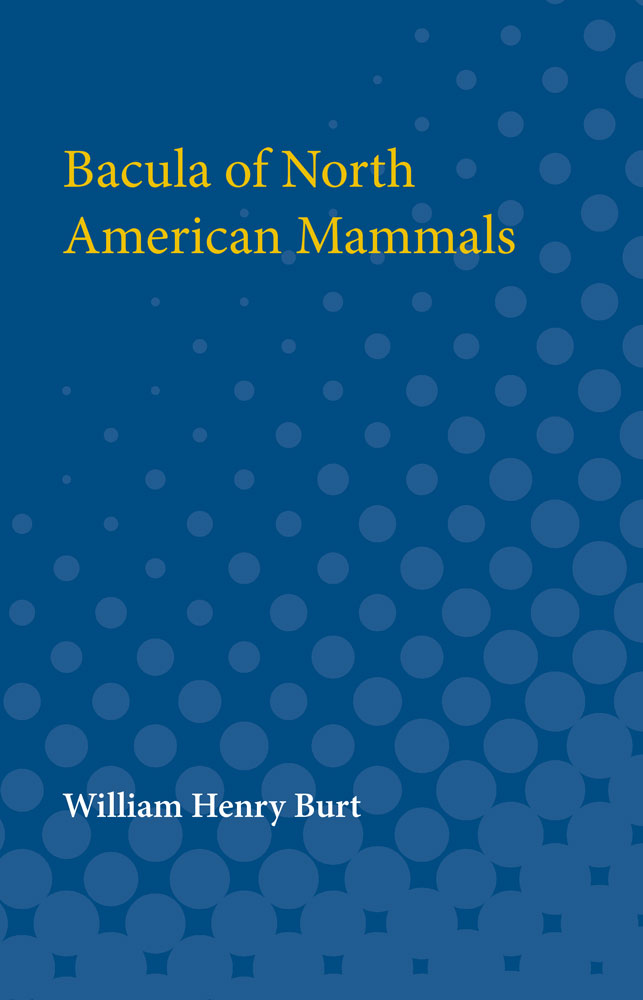 Bacula of North American Mammals