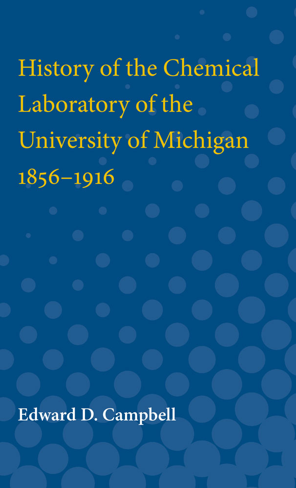 History of the Chemical Laboratory of the University of