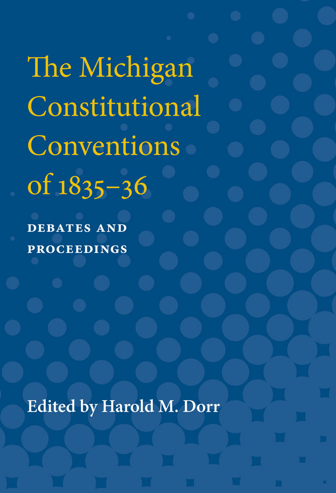 Michigan Constitutional Conventions of 1835-36