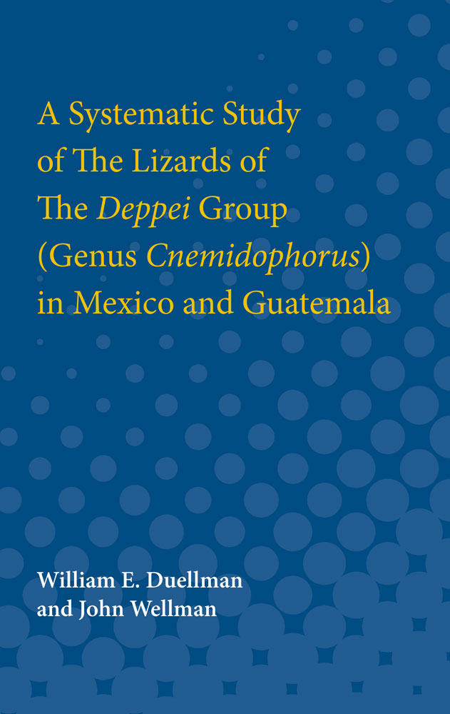 Systematic Study of The Lizards of The Deppei Group (Genus
