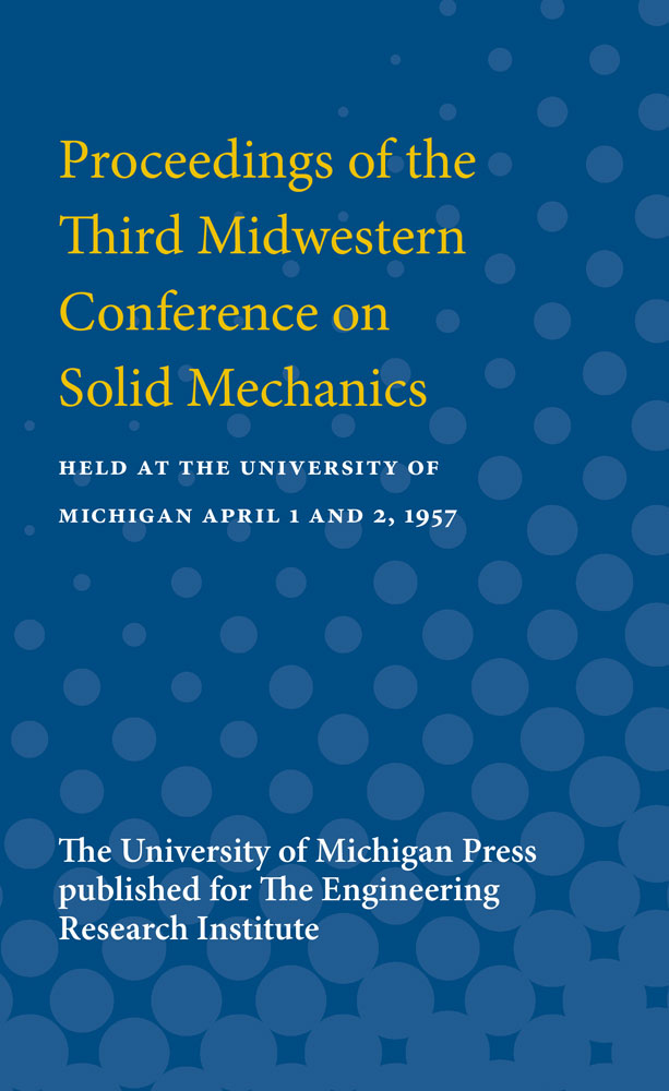 Proceedings of the Third Midwestern Conference on Solid