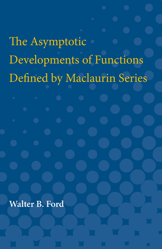 Asymptotic Developments of Functions Defined by Maclaurin