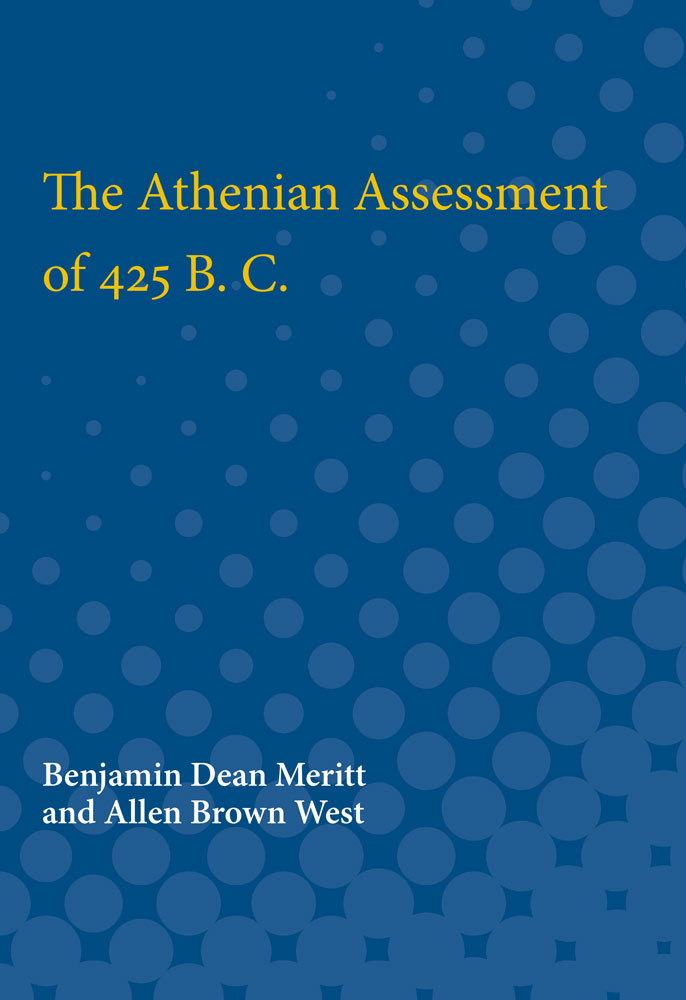 Athenian Assessment of 425 B. C.