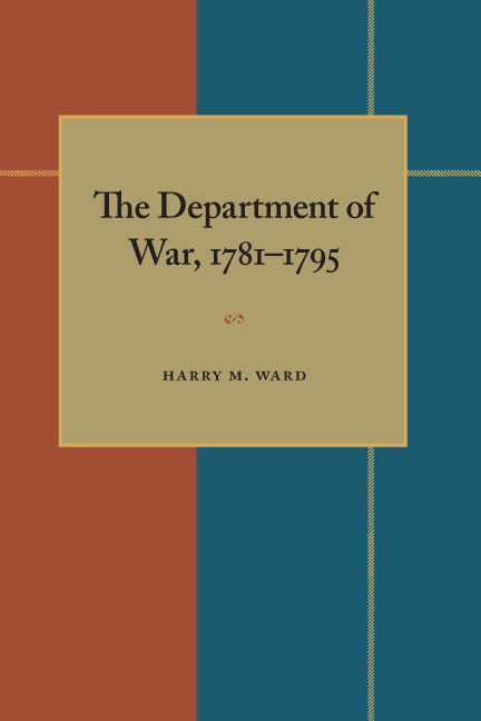 Department of War, 1781-1795