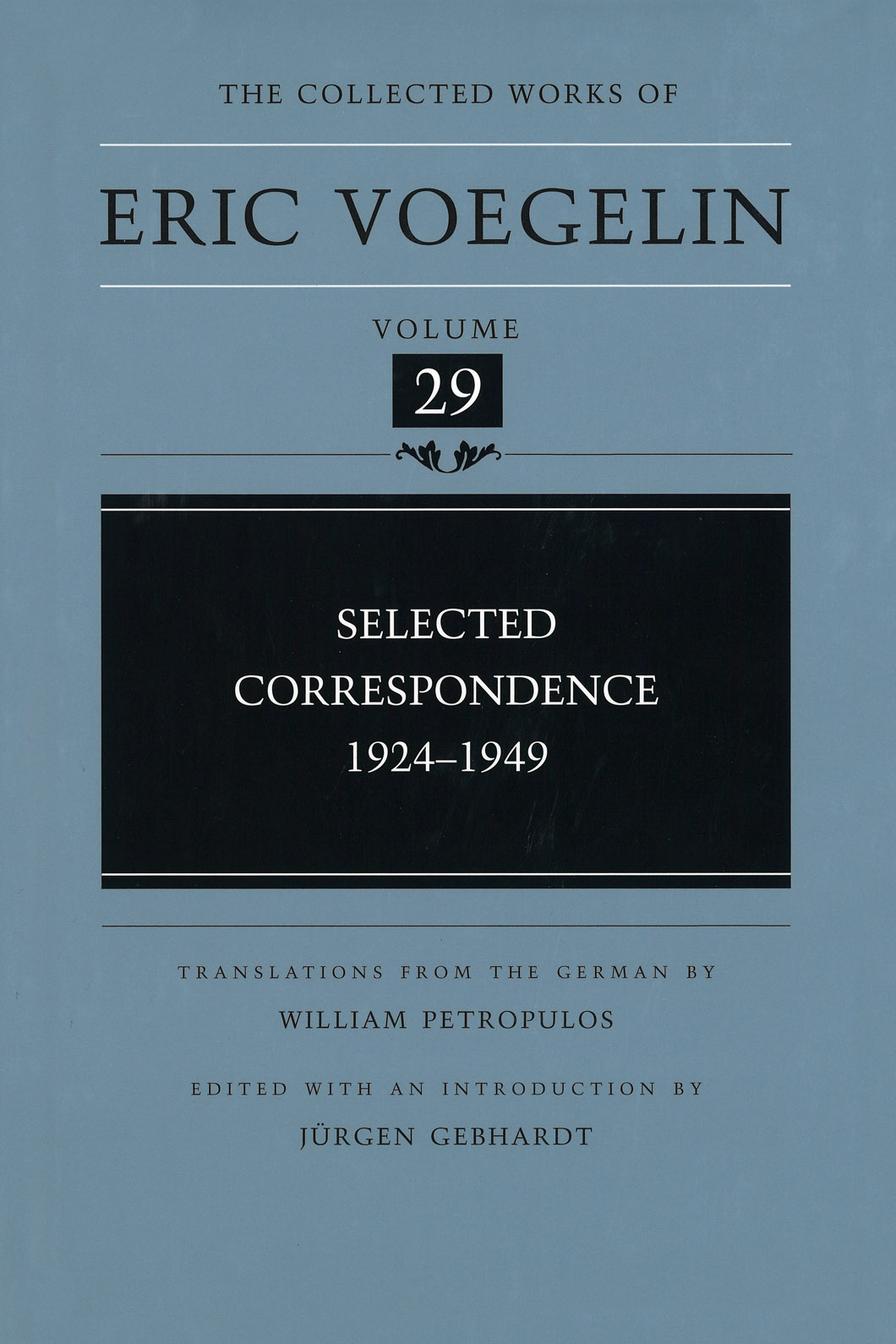 Selected Correspondence 1924-1949 (CW29)