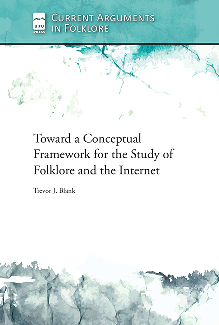 Toward a Conceptual Framework for the Study of Folklore and the