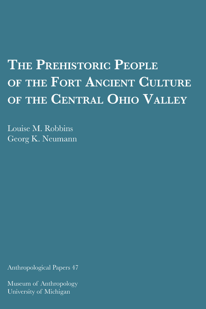 Prehistoric People of the Fort Ancient Culture of the Central