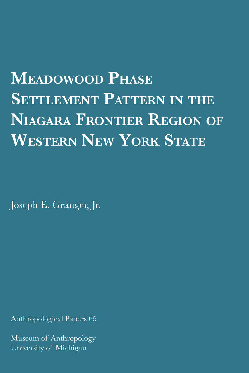 Meadowood Phase Settlement Pattern in the Niagara Frontier