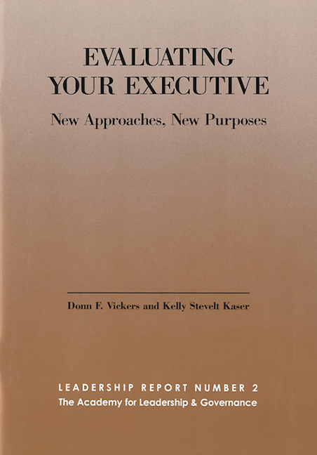 Evaluating Your Executive