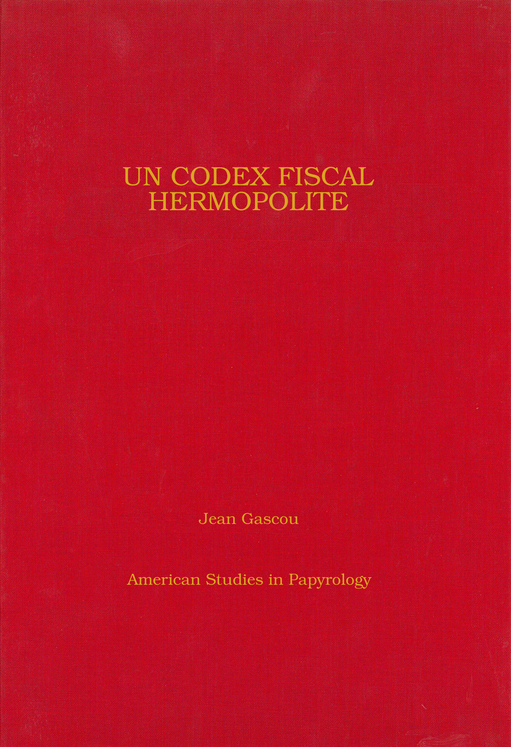 Un Codex fiscal Hermopolite