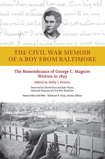 Civil War Memoir of a Boy from Baltimore