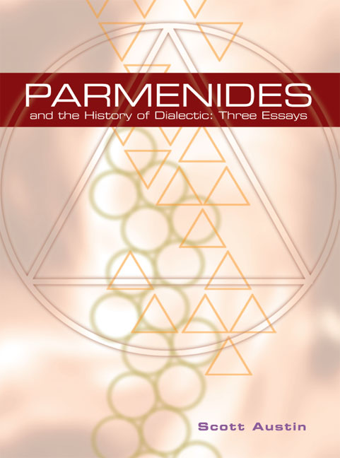 Parmenides and the History of Dialectic