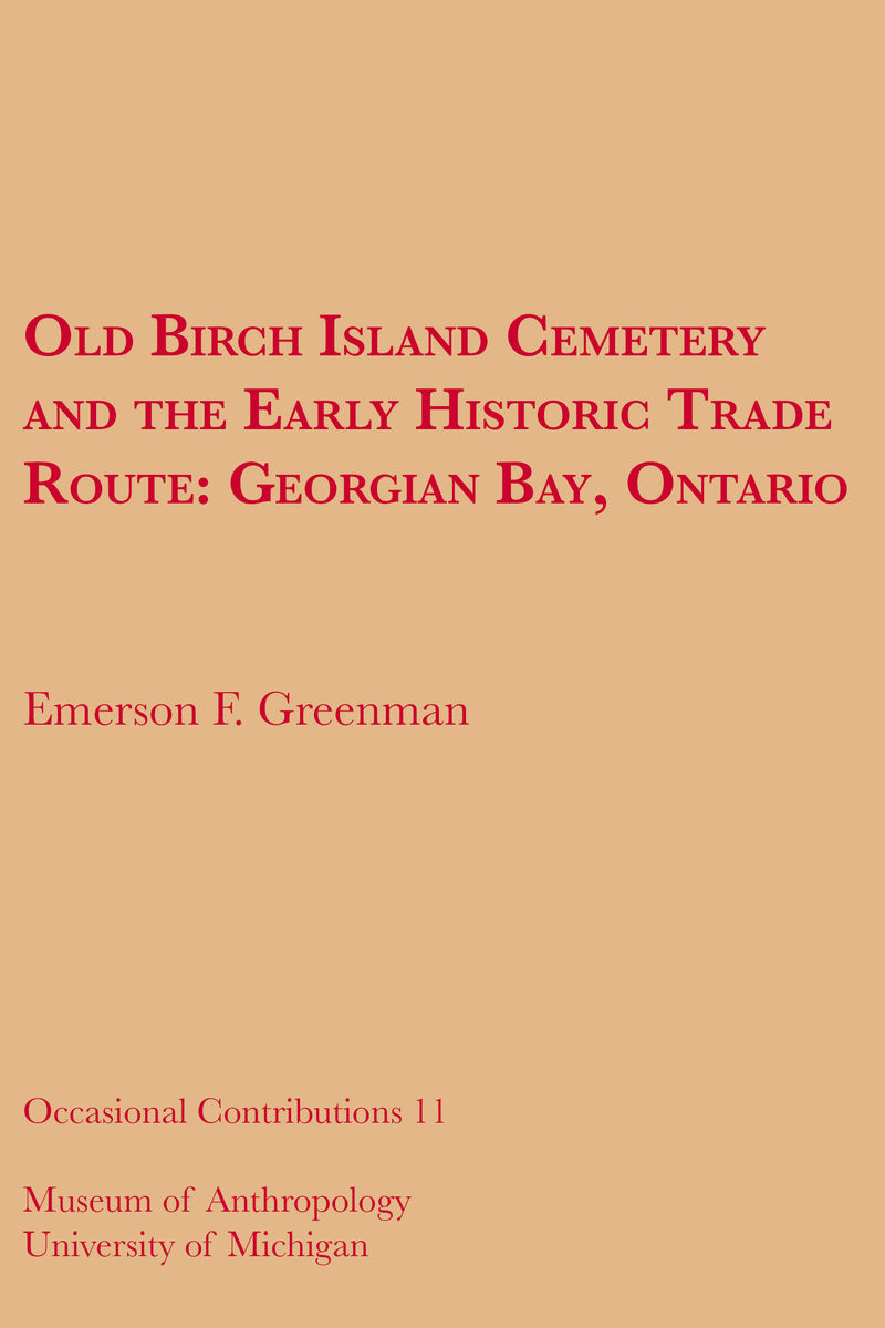 Old Birch Island Cemetery and the Early Historic Trade Route