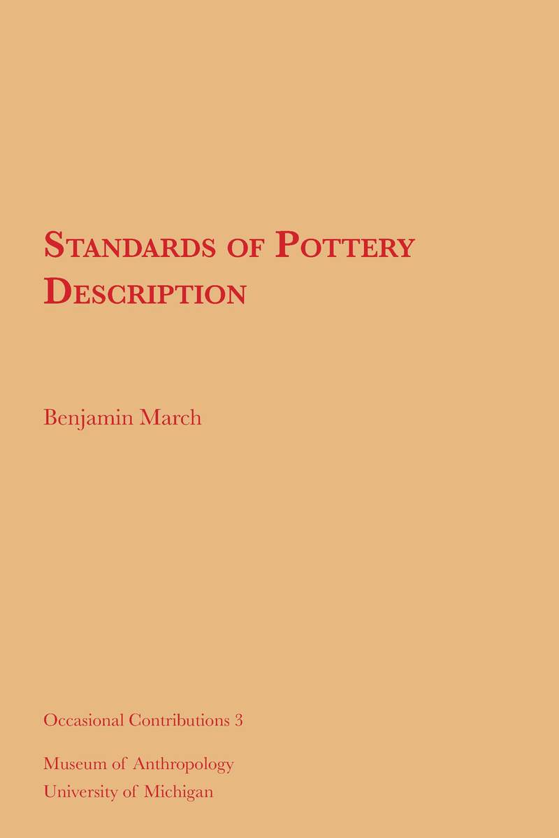 Standards of Pottery Description