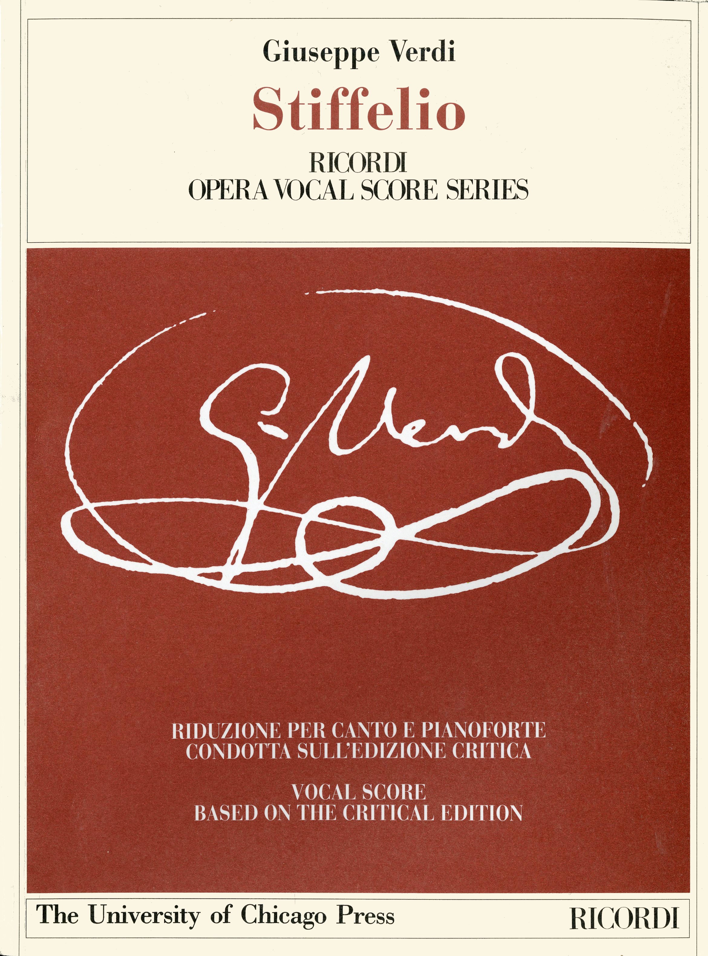 Stiffelio: Dramma Lirico in Three Acts by Francesco Maria Piave 